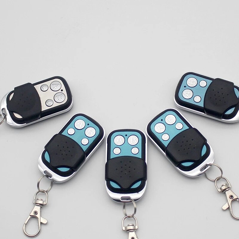 DC 12V 24V 4CH Wireless RF Remote Control Switch Security System Garage Doors Gate Electronic Lock Key 4 Buttons Transmitter
