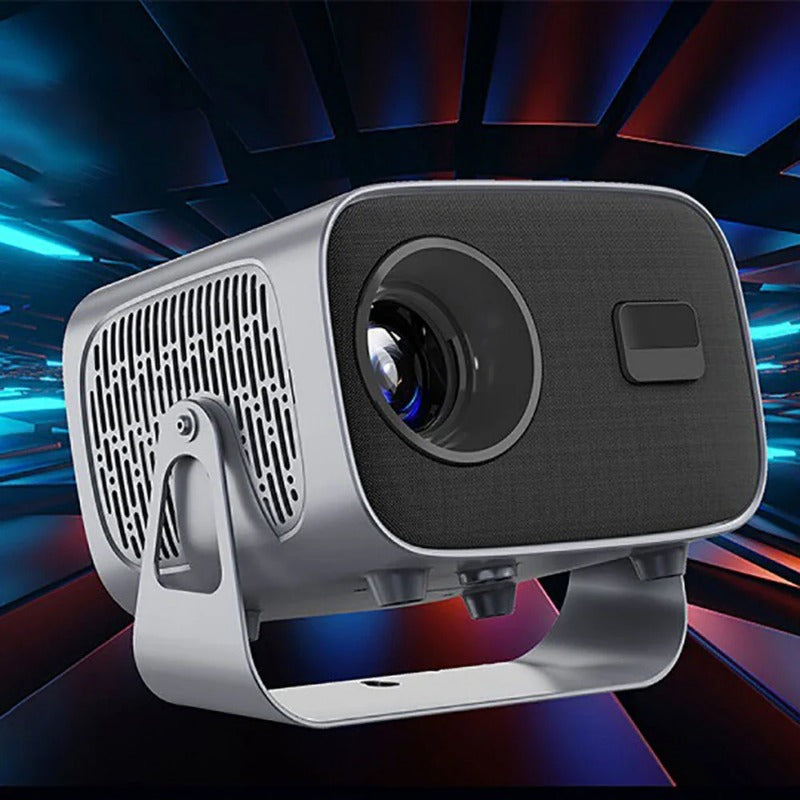 Mini LED Projector, Android 11.0, 1080P, Dual 5G WiFi, 390 ANSI Lumens, 160" Screen, Portable Outdoor Movie Theater