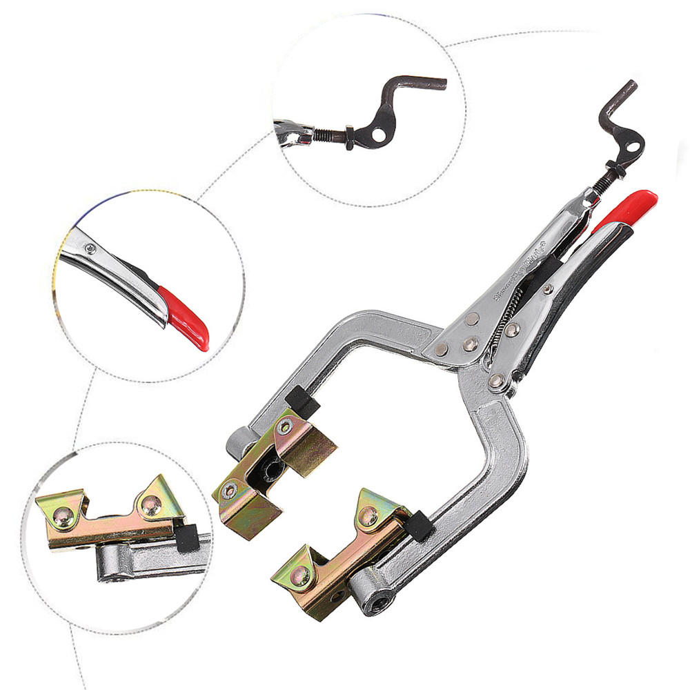 245mm Woodworking Clamp Holding Clamping Welding Adjustable Square Locking Pliers Repair Tool
