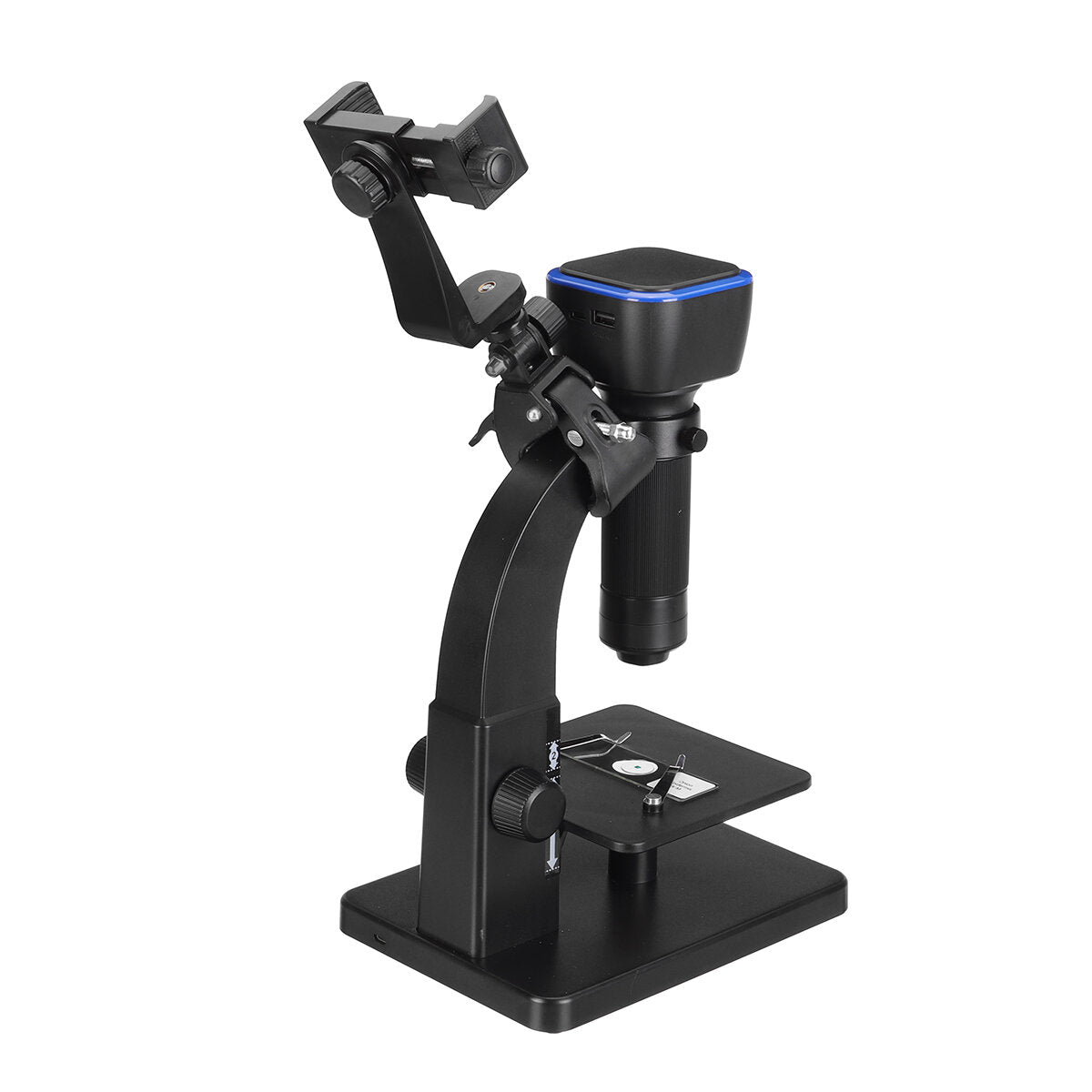 HD 2000X WIFI Digital Microscope Dual Lens USB Microbiological Observation Industrial Welding Video Magnifier