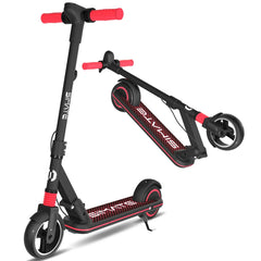 Electric Scooter For Kids 24V 2.5Ah 130W Top Speed 14KM/H Motor Front 6.5 Rear 5.5 Inch Electric Scooter 5-8KM Mileage Max Load 70Kg