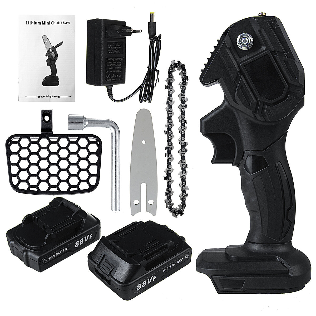 88VF 21V Electric Cordless One-Hand Saw Woodworking Chain Saw