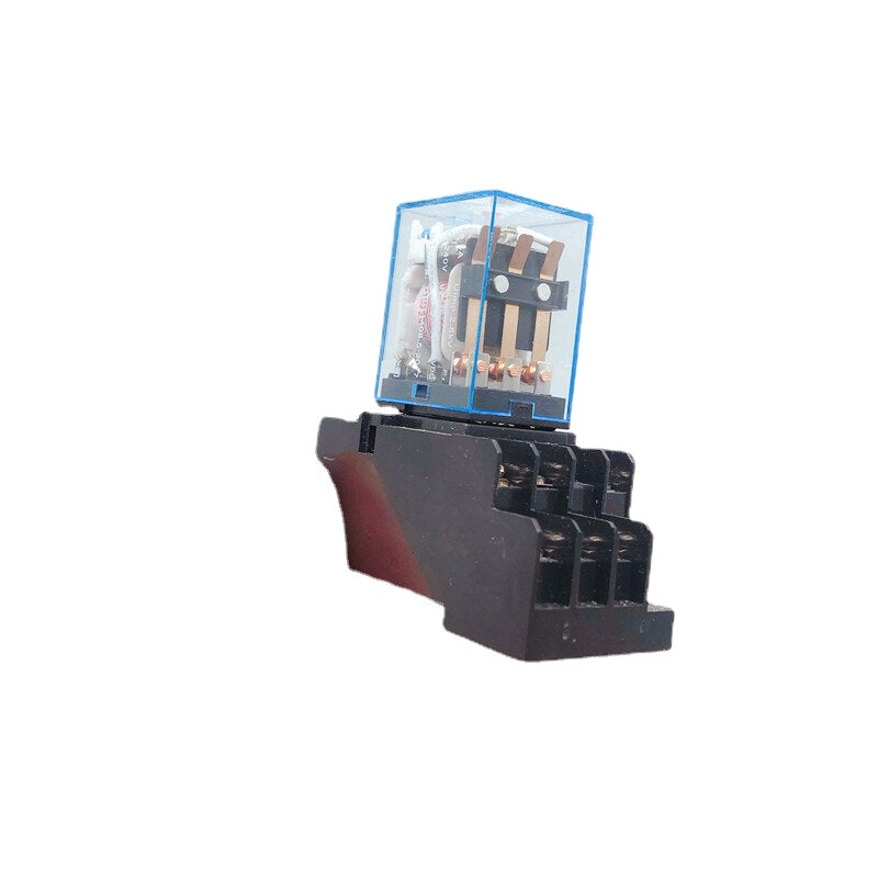 HH53P MY3NJ 11Pin 3NO/3NC 5A AC110/220V DC12/24V Micro Small Electromagnetic Lntermediate Relay with Socket
