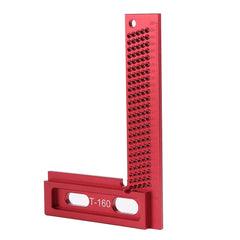 L Type 160/200mm Aluminum Alloy Woodworking Square & Measuring Ruler for Carpenters