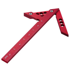 Precision Center Finder Tool - 45/90 Degree Angle Gauge, Durable Aluminum, Easy Grip, Compact for Woodworking Projects