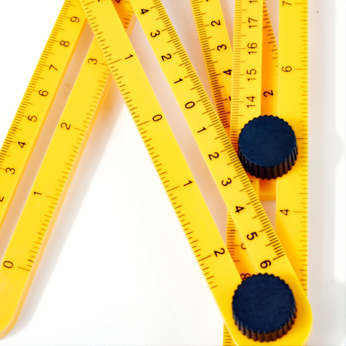 1pc Multifunctional Industrial Angle Measurement Foldable Four-fold Ruler 31cm*17.5cm