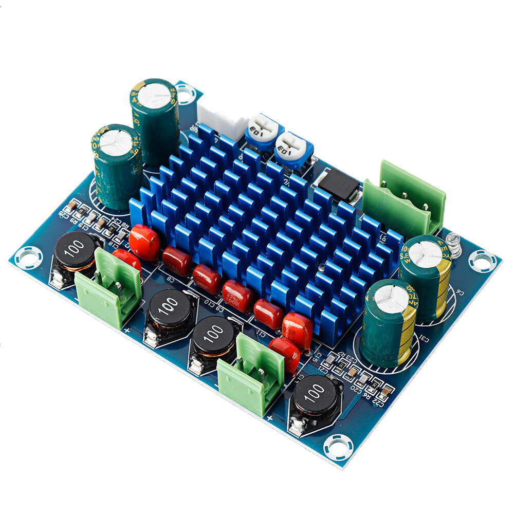 High-power Digital Power Amplifier Board TPA3116D2 Chassis Dedicated to Plug-in 5-28V Output 120W