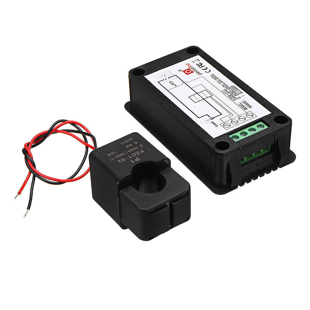 Open and Close CT 100A AC Digital Display Power Monitor Meter Voltmeter Ammeter Frequency