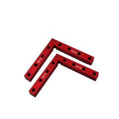 2pcs Aluminum 90 Degree Precision Positioning L Squares Block Positioning Right Angle Ruler Clamping Measure Tools