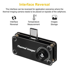 GreenZech Mobile 32 | Ultra-Portable Smartphone Thermal Camera | -20°C to 1000°C Extreme Temperature Measurement | Android Type-C Thermal Imager