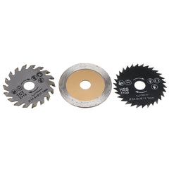 800W Mini Eletcirc Circular Saw Compact Circular Saw Power Tool w/ 3 Saw Blades