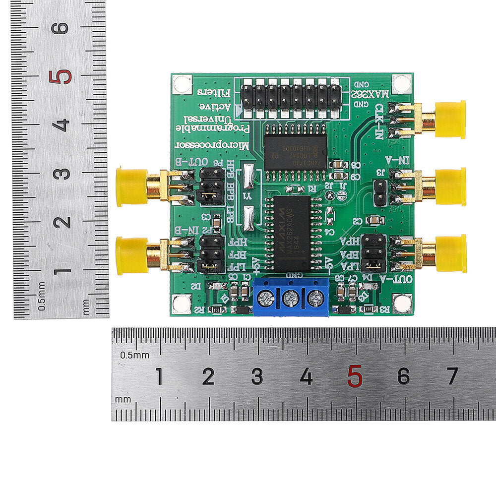 Active Filter Module Programmable Filter High Low Pass Bandpass Programmable Quality Factor for Amplifier