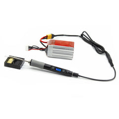60W Digital Soldering Iron Station DC12-24V Type-C Interface 100-400 Adjustable Temperature
