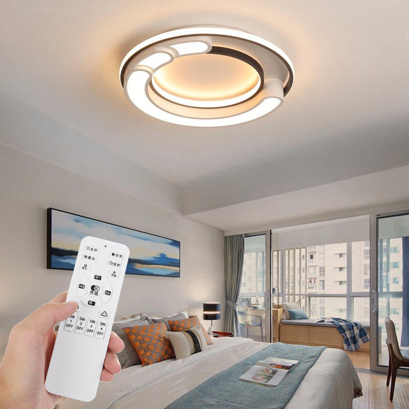 32W Modern LED Ceiling Light Geometric Round Living Bedroom Ceiling Lighting
