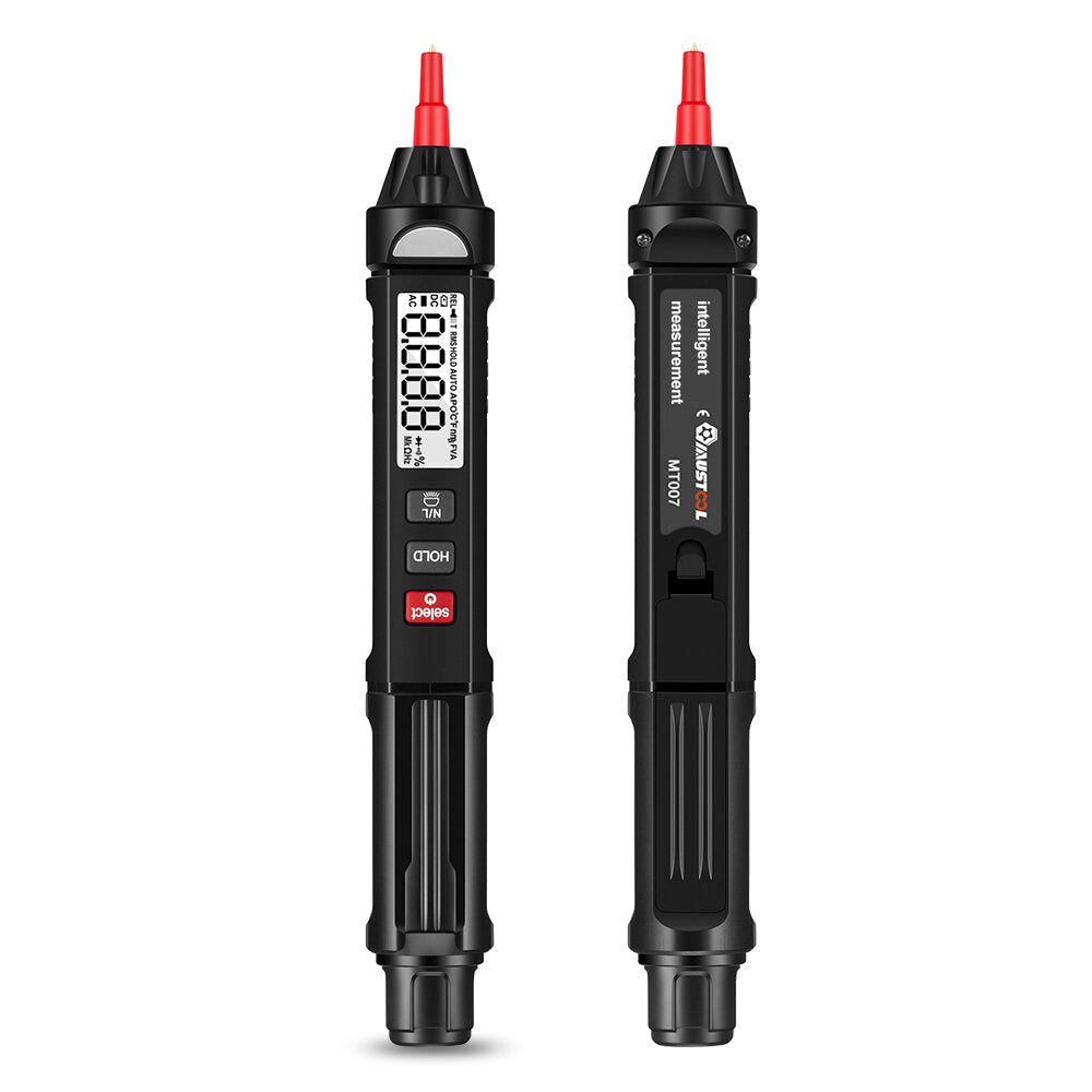 True RMS Digital Multimeter + Voltage Test Pen 2 In 1 Normal LCD Screen