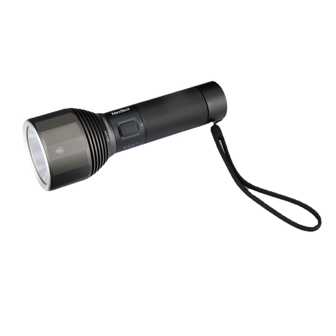 2000lm 6500K 380m USB-C Rechargeable Flashlight Set With Powerful 26650 Li-ion Battery