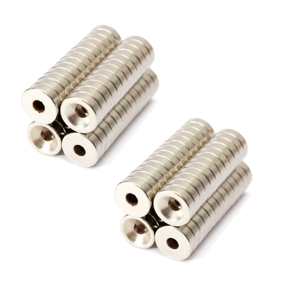 100pcs N50 10x3mm Strong Ring Magnets 3mm Hole Rare Earth Neodymium Magnet