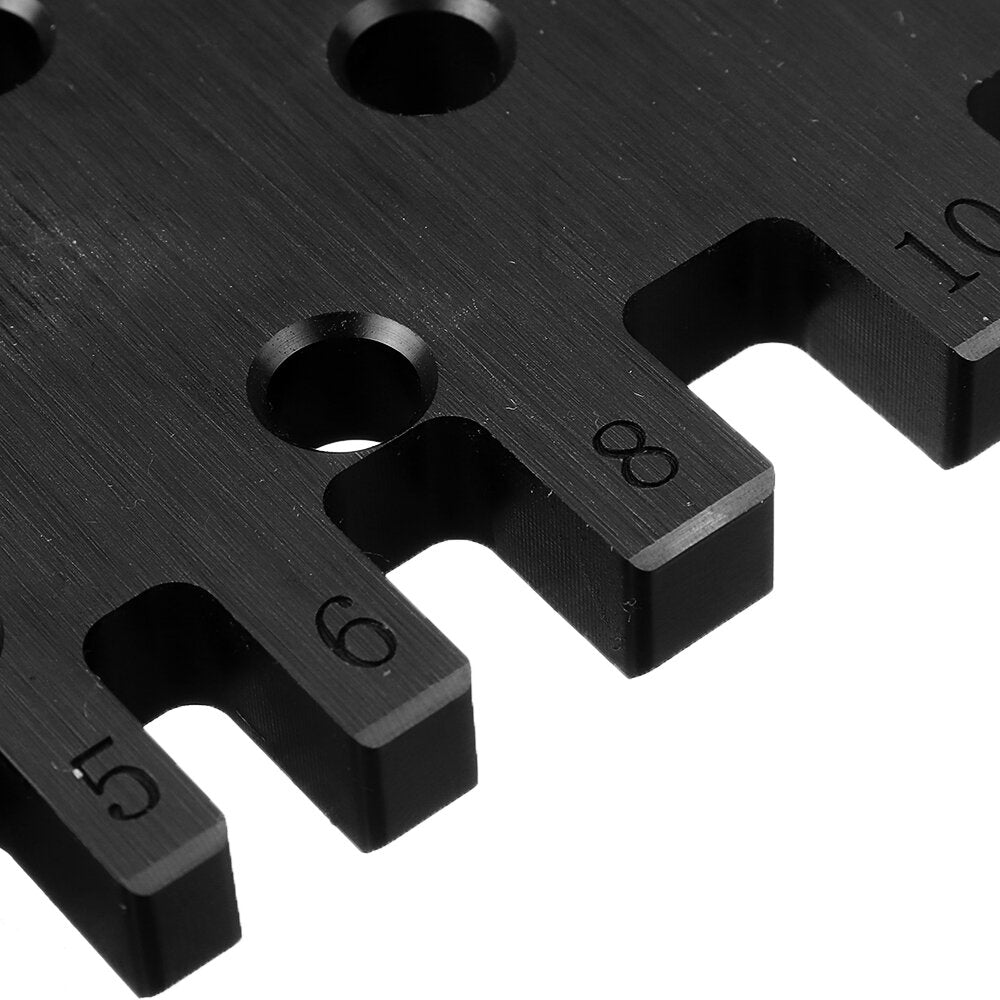 Inch/MM Woodworking Tenon and Mortise Milling Gauge Angle Miter Gauge Template Right Angle Sawing Jiont