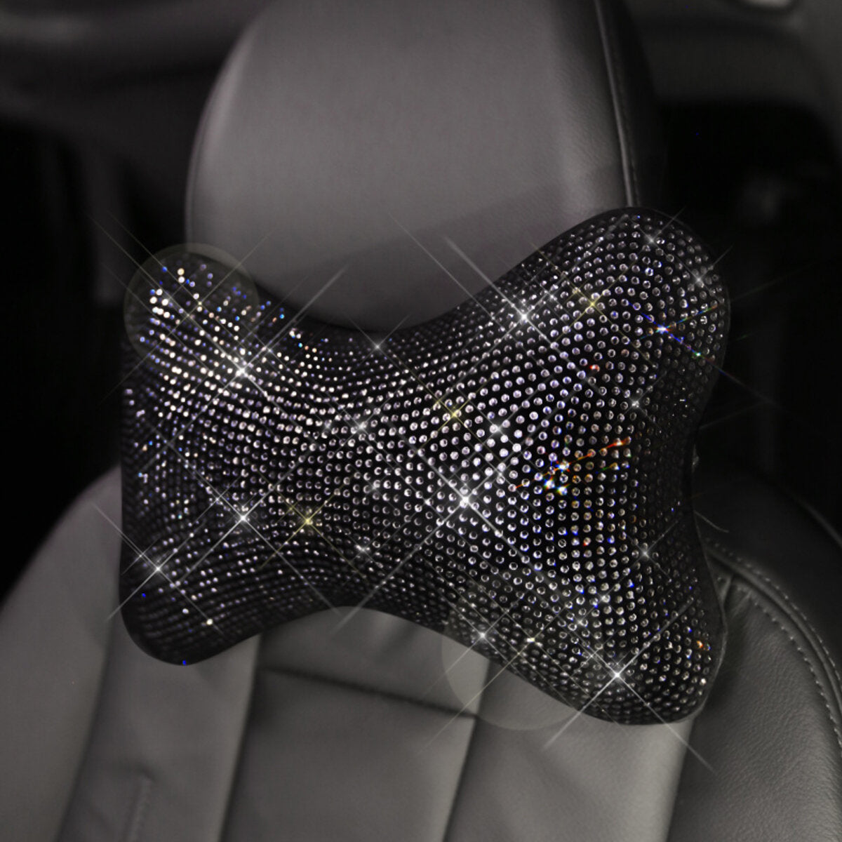 Universal Steering Wheel Cover Sparkle Luxury Bling Bling Rhinestone Diamond Car Accessories Decor