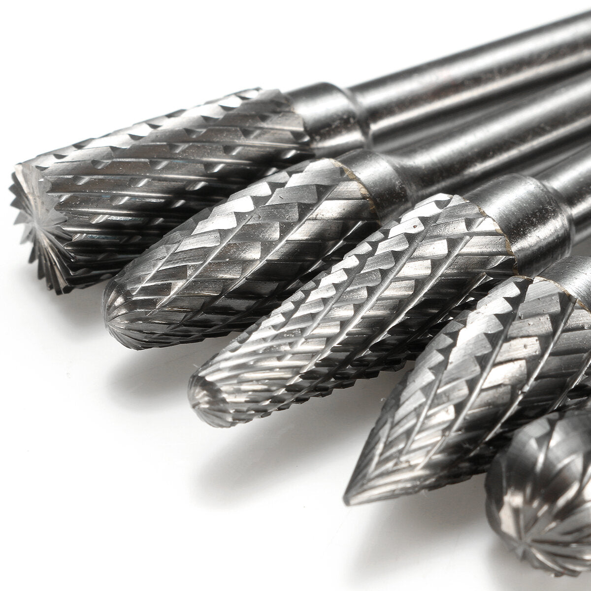 5pcs 6mm Shank Tungsten Carbide Burr Rotary Cutter file Set Engraving Tool