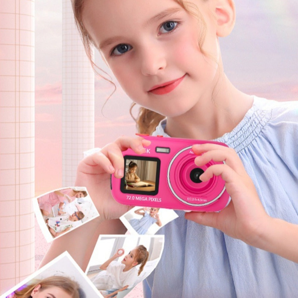 72MP Digital Camera for Photography and Video Dual HD Screen 16x Zoom Portable Cameras Gifts for Girls Boys and Kids