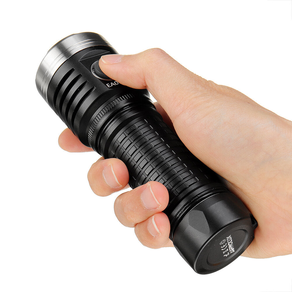 4*XHP50.2/SST40 11000LM 500M USB-C Rechargeable Anduril UI EDC Flashlight High Lumen Powerful Mini LED Torch 26650/21700/18650/26350