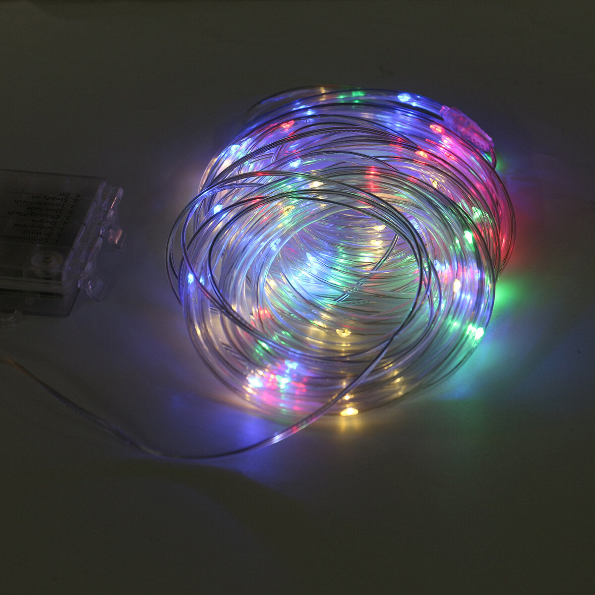8 Modes 7/12M 50/100LED Solar Stripe Party Lights Decorative Lamp Xmas Tree Waterproof