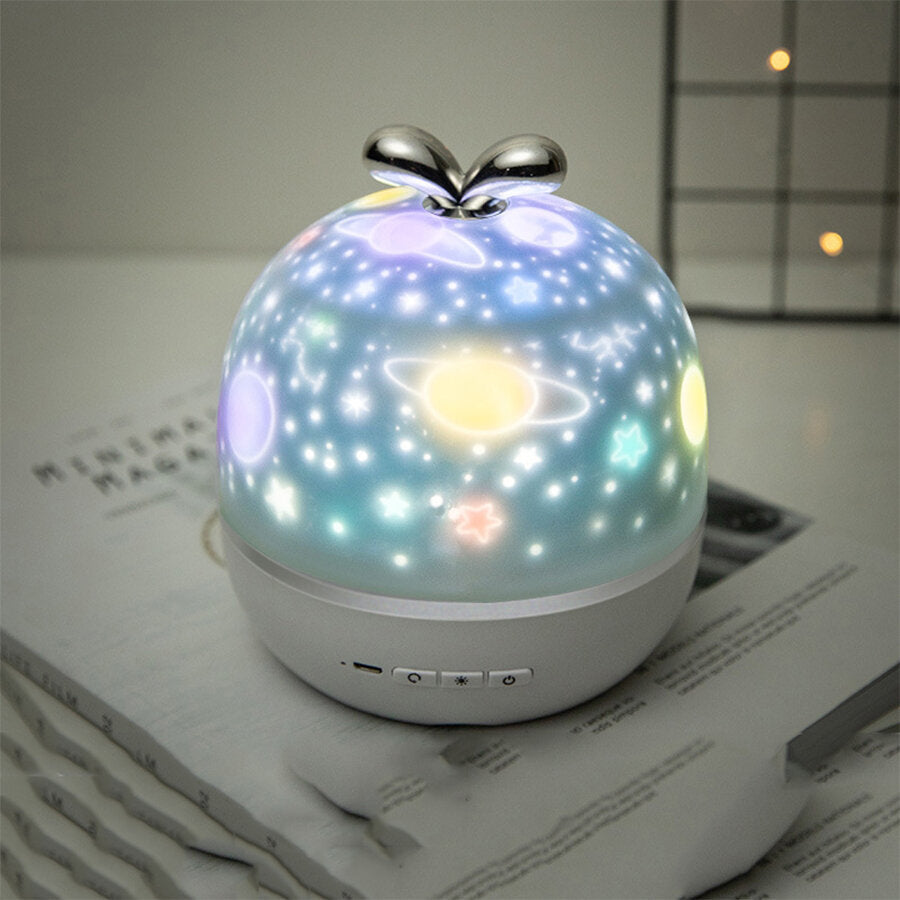 Cover sage Rotating Night Light Projector Spin Starry Sky Star Ocean World Children Kids Baby Sleep Romantic Projection