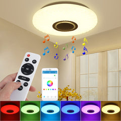 112LED Modern Dimmable Full Color RGB LED WIFI Ceiling Light with APP Remote Control