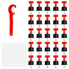 126Pcs Level Wedges Tile Spacers For Flooring Wall Tile Spacer Carrelage Tile Leveling System Leveler Locator Spacers Plier