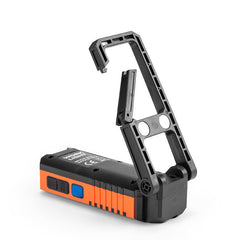6Modes 3-in-1 COB Work Light + Bluetooth Audio + Power Bank USB Recharging Multifunction Foldable Warning Spotlight Waterproof LED Lights