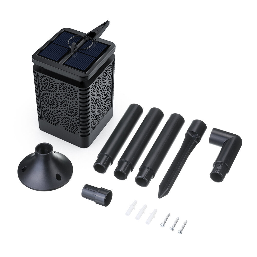 Solar Flickering Flame Lamp IP65 Waterproof Wall-mounted/Hanging Atmosphere Decroative Light