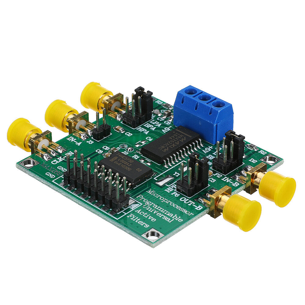 Active Filter Module Programmable Filter High Low Pass Bandpass Programmable Quality Factor for Amplifier