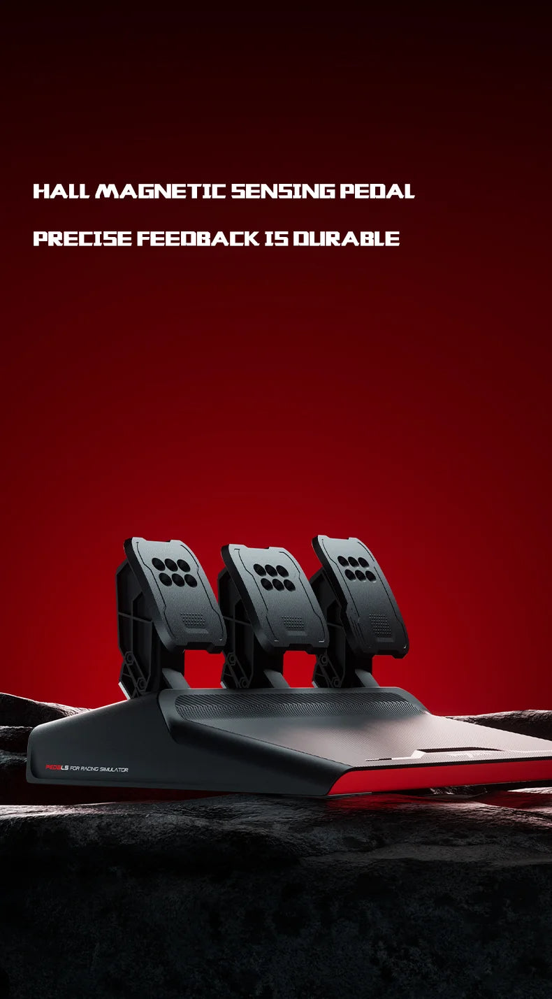 3.2Nm Direct Drive Racing Wheel Force Feedback Gaming Steering Wheel Hall Magnetic Pedals Gaming Controller Plug and Play for PC PS3/PS4 for Xbox One Switch
