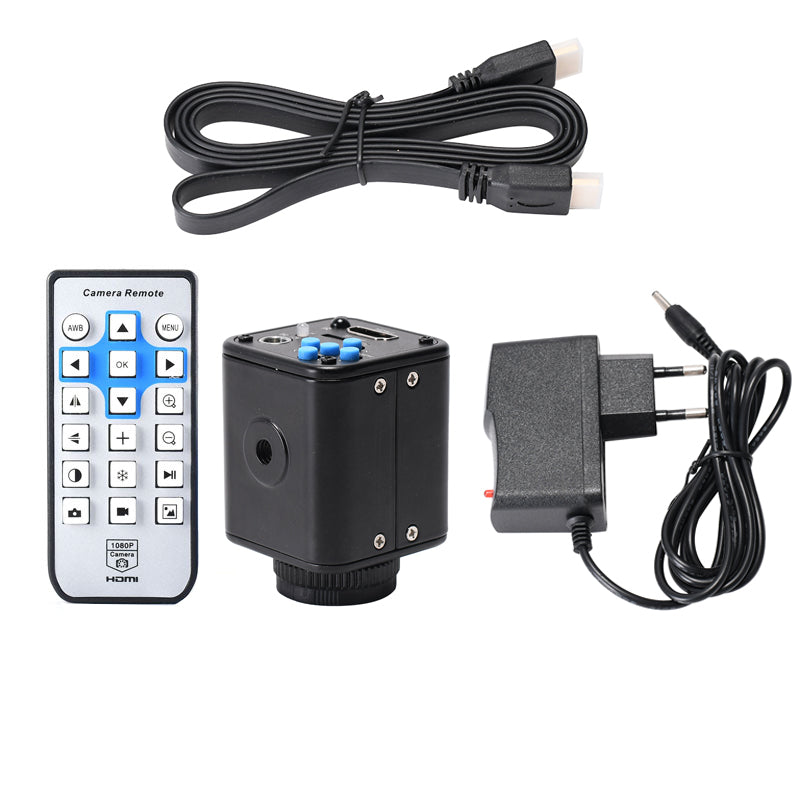 Trinocular Microscope with 360° Swivel Arm for Mobile Phone Repair and Circuit Board Soldering 2K High Definition Camera Included