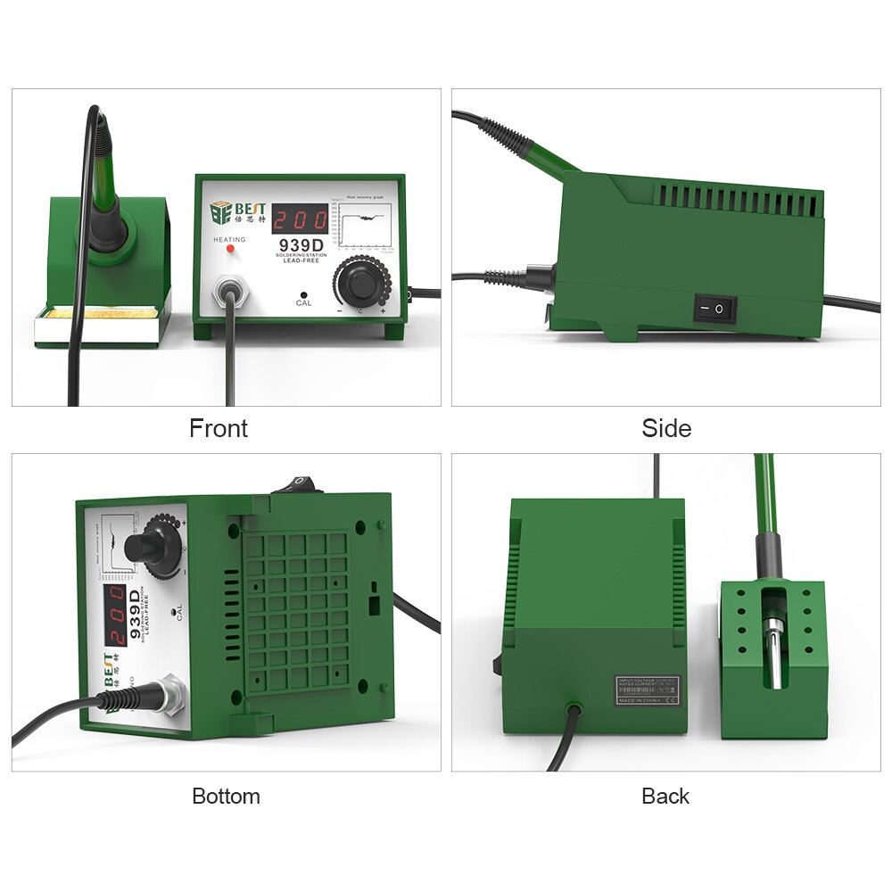 LCD Digital Display Constant Temperature Control Lead-free Desoldering and Soldering Stations