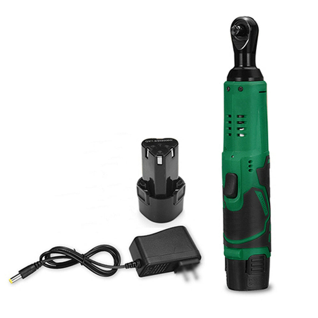 12V 4000mAh 3/8" 65N.m Battery Ratchet Handheld Electric Wrench Set with 1/ 2 Batteries