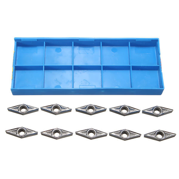 10pcs VCGT160408-AK H01 VCGT332-AK Carbide Inserts Lathe Tool for Aluminum