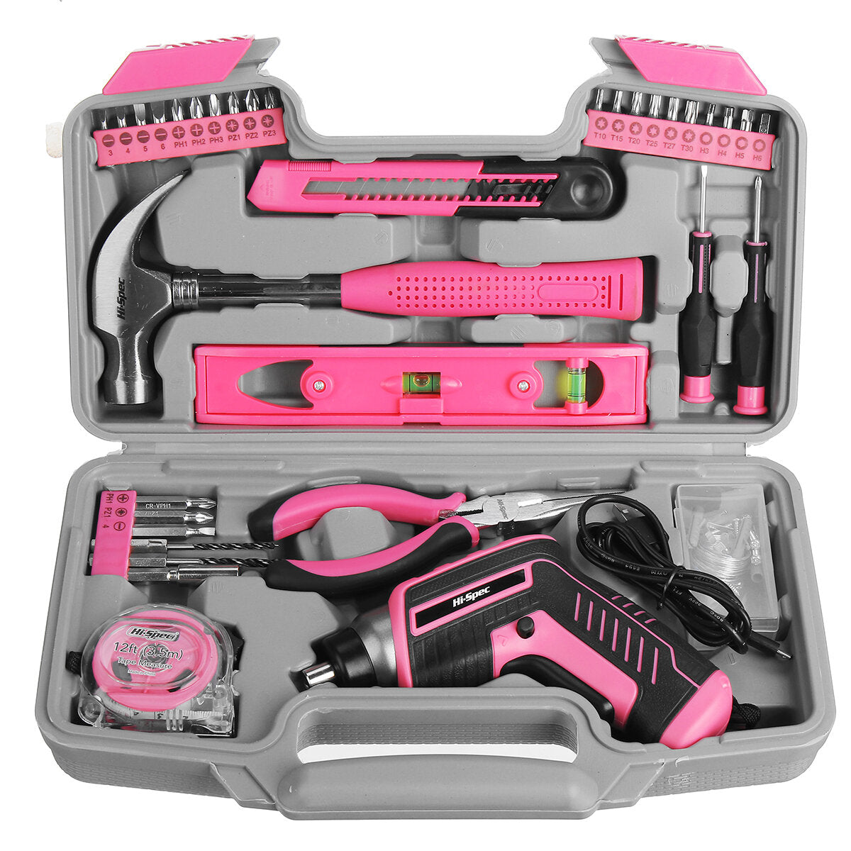 DC4.0V Max 1300Mah 200rpm 4.0N.M Household Multifunctional Electric Screwdriver Set