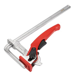 Quick Ratchet Track Saw Guide Rail Clamp for MFT Table & Festool, 120/200/300mm, Zinc Alloy & Steel, 220KG Clamping Force