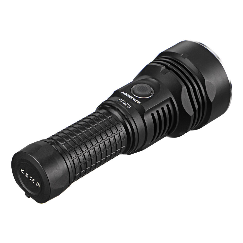 11000LM 546m Ultrabright Anduril UI Strong Flashlight Powerful LED Torch with 1Pcs E2145 4500mAh 28A 3.7V 21700 Li-ion Battery