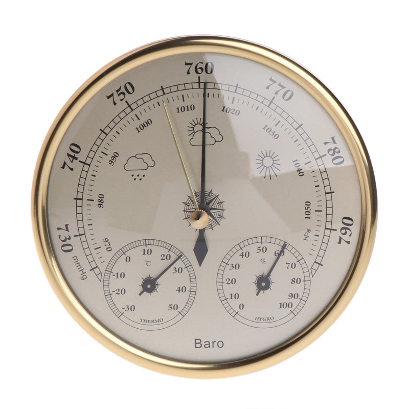 Wall Mounted Barometer For Weather Monitoring Research Sailing Gardening Indoor