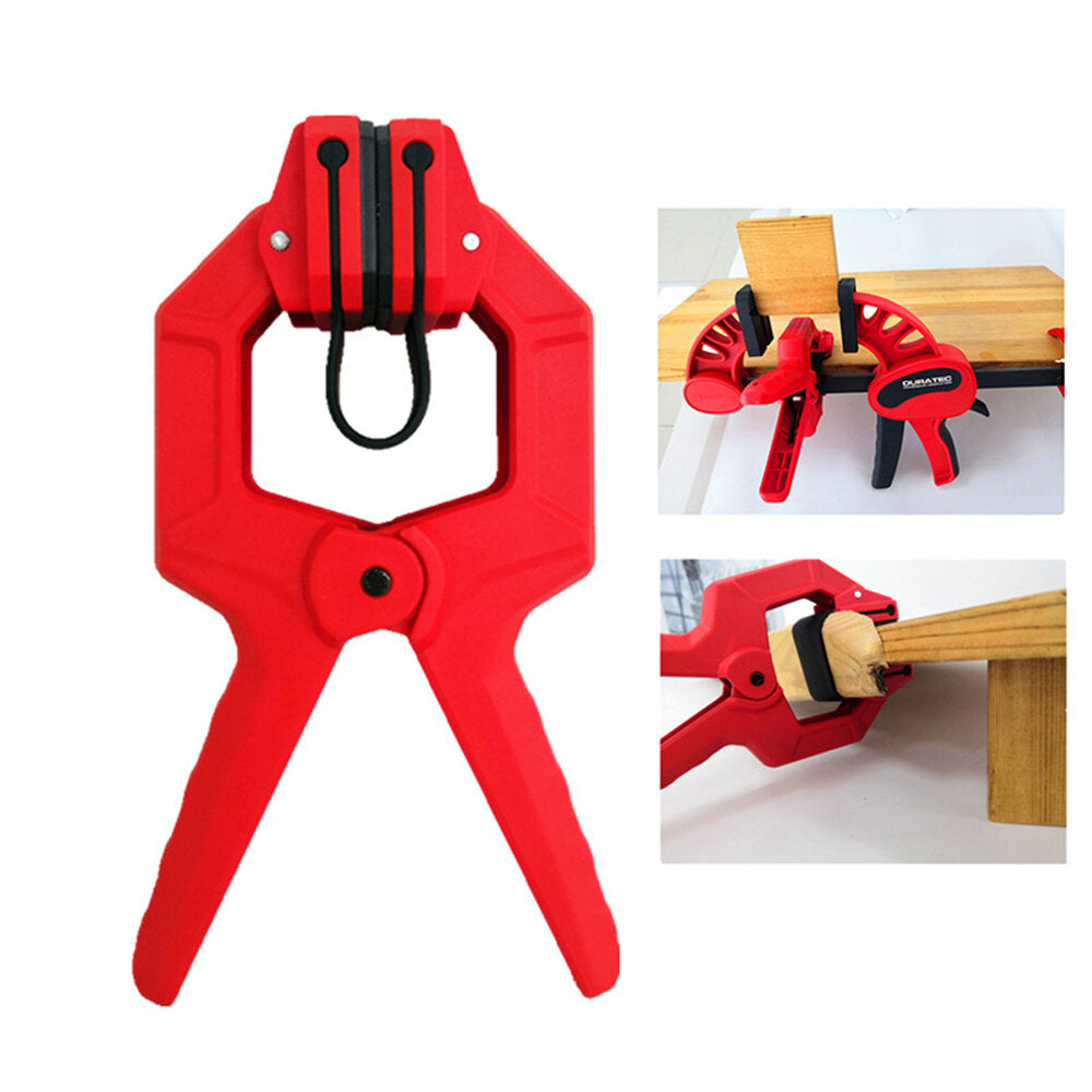Premium F Clamp, 50mm Opening, Durable Engineering Plastic, Comfortable Grip for Woodworking & Model Aviation