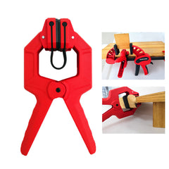 Premium F Clamp, 50mm Opening, Durable Engineering Plastic, Comfortable Grip for Woodworking & Model Aviation