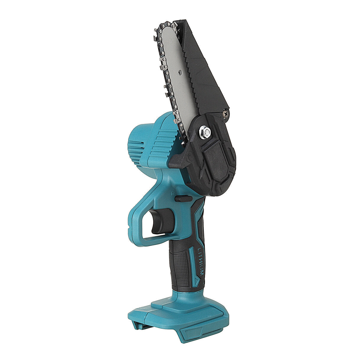 21V 4/6 Inch Cordless Electric Chain Saw One-Hand Saw Mini Portable Woodworking Wood Cutter