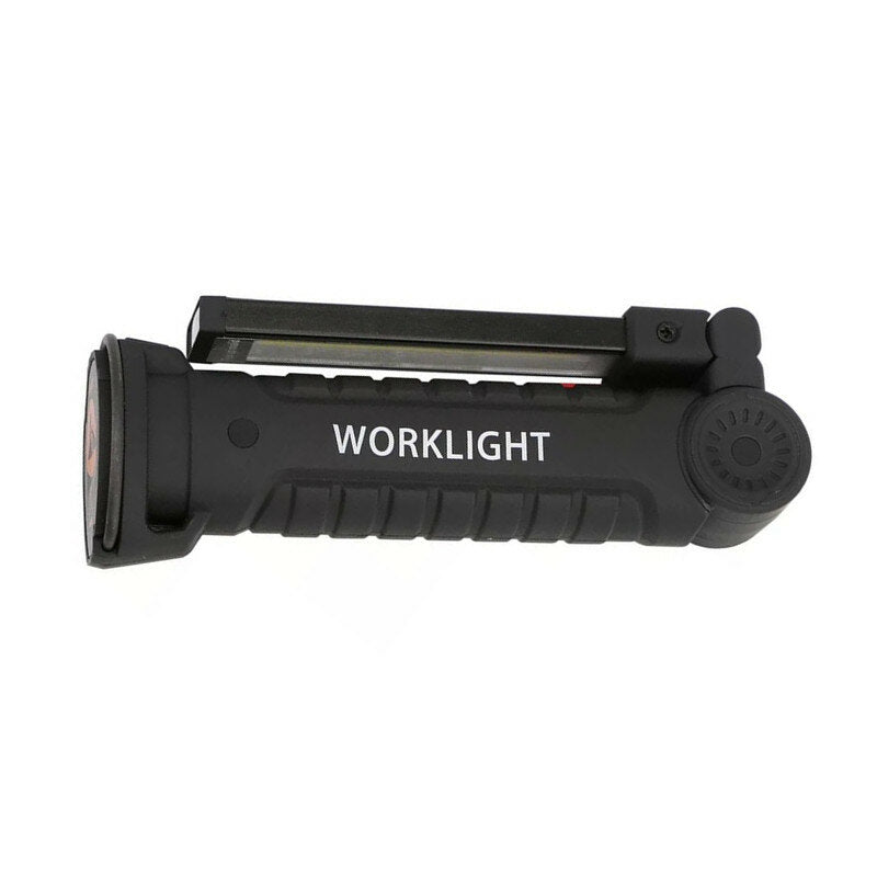 COB LED Multi Function Folding Work Light Set USB Rechargeable LED Flashlight USB Cable Car Charger Battery Charger