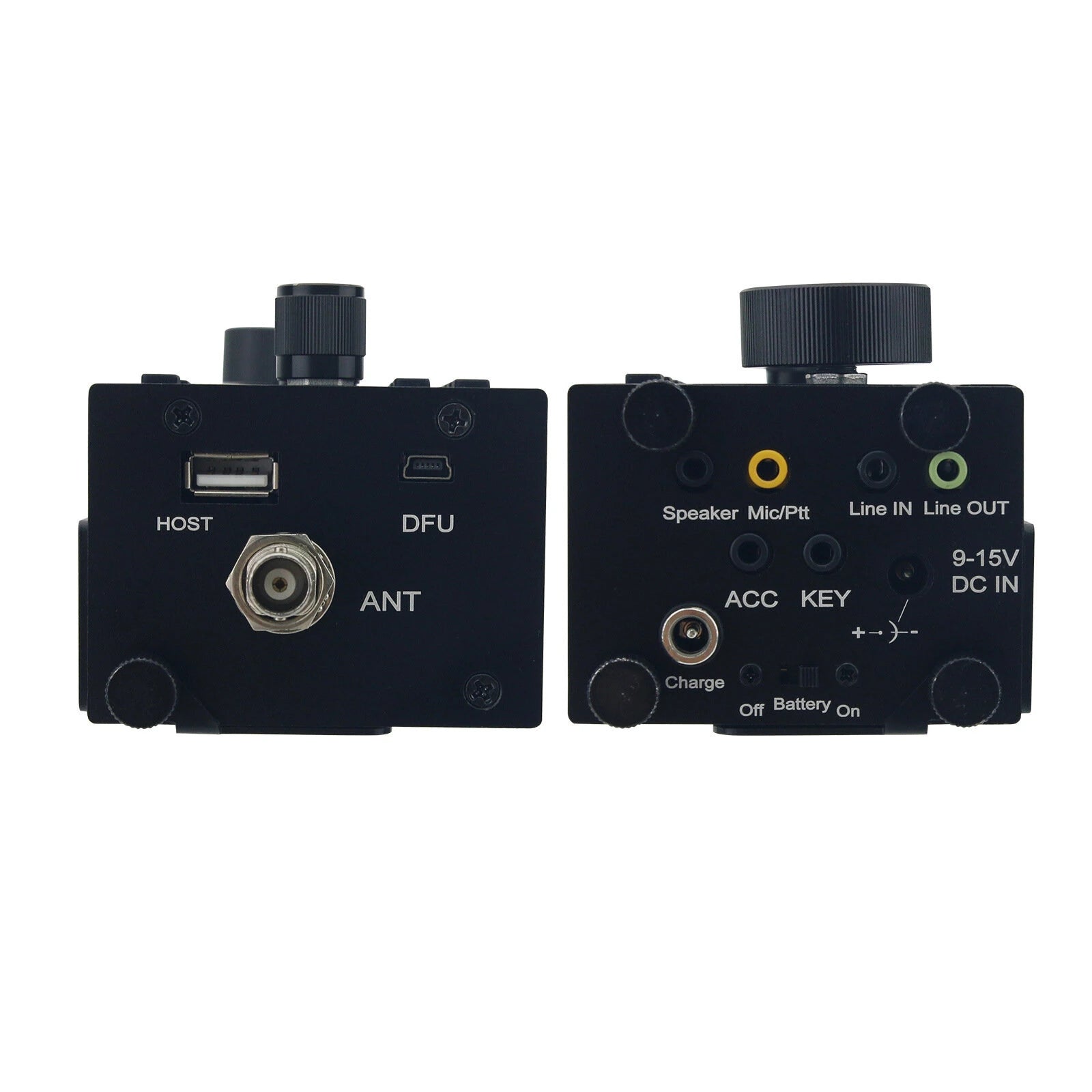 HF SDR Transceiver 1.6-30MHz Receive 10W 15W Output SSB CW AM FM DIG Built-In Battery Microphone USB Sound Card