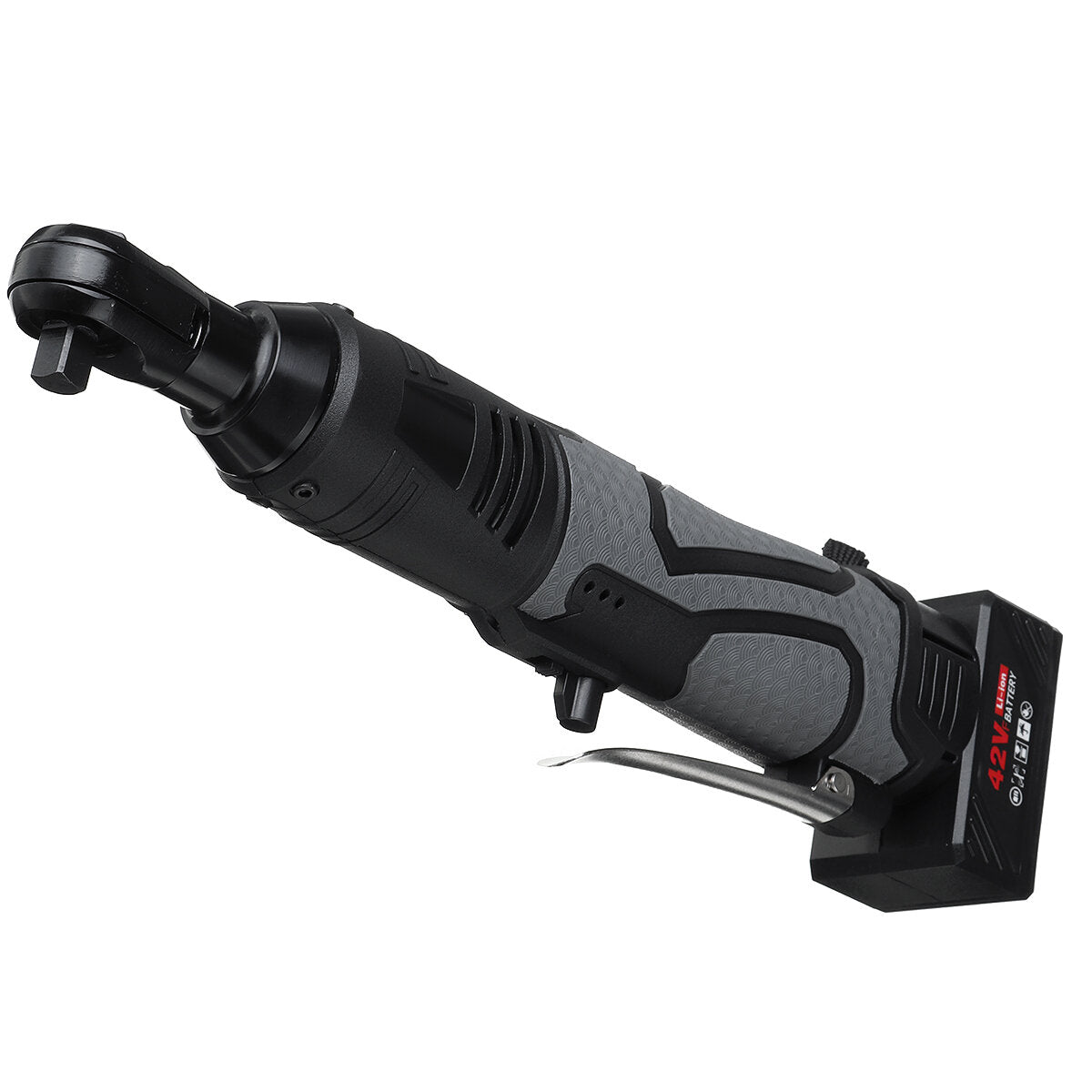 3/8" 100Nm Electric Cordless Ratchet Right Angle Wrench Impact