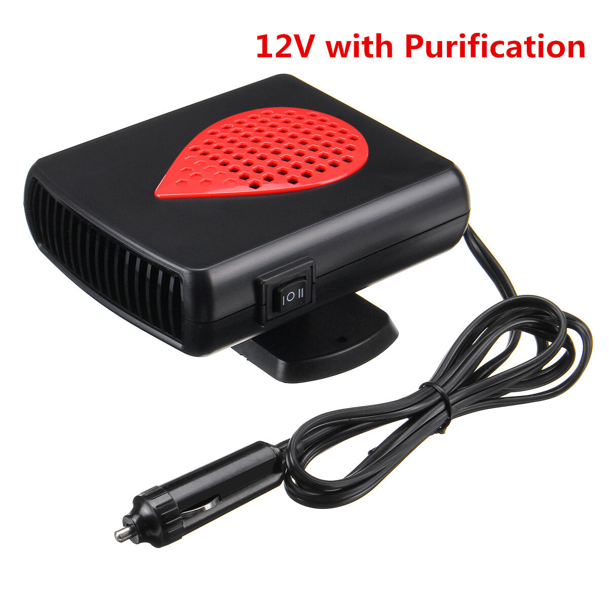 12V 24V Car Auto Portable Electric Heater Warmer Cooling Fan Defroster Demister
