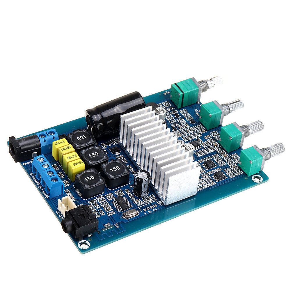TPA3116D2 Bluetooth 5.0 High Power 2.0 Digital Professional with Tuning Home Power Amplifier Board DC 12-24V